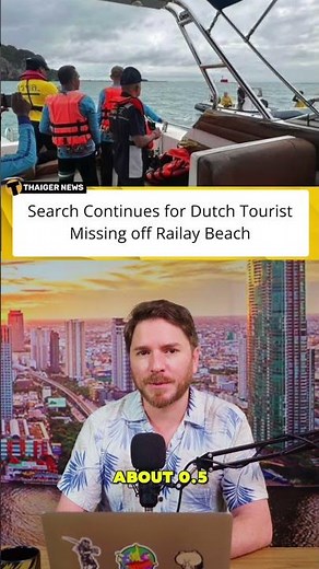 Search Continues for Dutch Tourist Missing off Railay Beach
