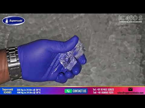 Supercold IC490S - Commercial Dice Shaped Ice Cube Making Machine