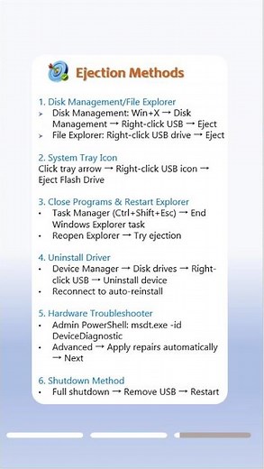 Got USB Cannot Eject Error on Windows? Simple Fixes to Try!#usb #techfix