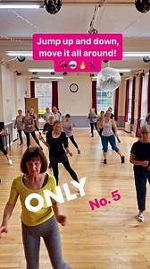 170K views · 2.3K reactions | Jump up and down and move it all around! 睊 Music: #MamboNo5 #LouBega #dance #danceschool #ballroomdance #latinamericandance #ballroomburn #instadancer #danceteacherlife #dancereels #dancefitness #kerryondancing #southeastlondon #adultdanceclasses #FeelGood #MentalHealth #PhysicalHealth | Kerry On Dancing | Facebook