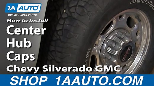 How To Install Center Hub Caps GMC Sierra 2500 HD