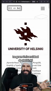 131K views · 4.5K reactions | Bootcamp fullstack web creado por la Universidad de Helsinki  ⚠️ Gratis, en español y con certificado  13 lecciones, ejercicios para practicar y proyecto final  Soporte y proyecto final ⚙️ React, Redux, Node.js, Express, MongoDB, GraphQL, TypeScript...  Lo tienes en fullstackopen.com #programacion #programadores #fullstack #desarrolloweb #bootcamp | Brais Moure | Facebook