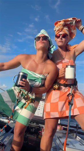 Nonstop & unsupported. Jess Rowe and Miriam Payne are rowing over 8000 miles across the Pacific Ocean, from Peru to Australia, and they’ve officially been rowing for 100 days! 🥳🌊 They’re just shy of £10k towards their £50k goal for the Outward Bound Trust - a charity giving young people the chance to get outdoors, push their limits, and grow in confidence! If you can help them reach the next milestone, donate here: https://givestar.io/gs/AGS4ZMK - every contribution makes a difference 💛 #seas