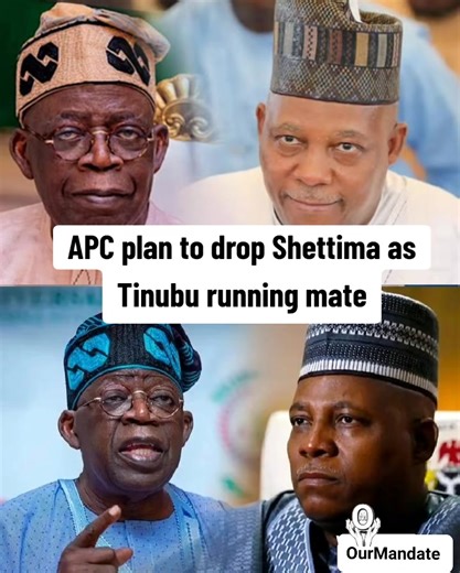 APC's Strategy to Replace Shettima as Tinubu's Running Mate
