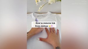 Mum shares the quick and easy way to remove ink from clothes