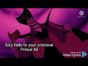 Prince Ali. reprise. song lyrics. Aladdin Broadway