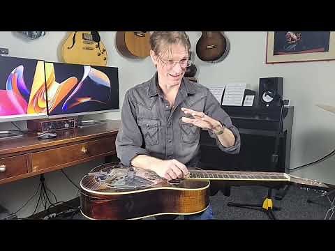 Dobro Lessons with Joe Wilson - St. James Infirmary - Playing in a Minor Key (GBDGBD tuning)