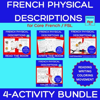 French Physical (Hair) Descriptions: STATIONS BUNDLE
