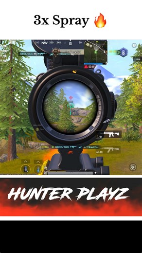3x Scope Spray Beast 🔥 Long Range Laser Control | iPad 11th Gen BGMI #shortsfeed #bgmishorts
