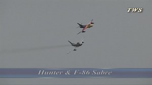 Hunter And F-86 Sabre Display RAF Cosford Air Show (Official) | Airshow World