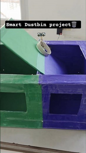 Smart Dustbin Project for students #innovation #ai #robotics