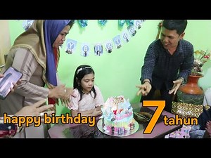 Syukuran Sederhana Ulang Tahun Kak Yaya ke-7 Bersama Keluarga !!