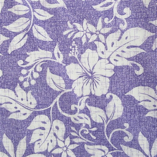 Tropical Fabric, Hawaiian Summer on Lavender, by the Half or Full Yard - Etsy