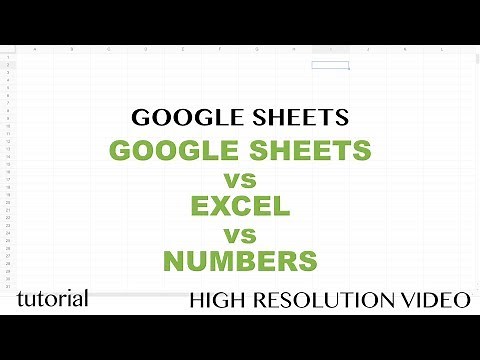Google Sheets vs Excel vs Numbers - Which One is Better?