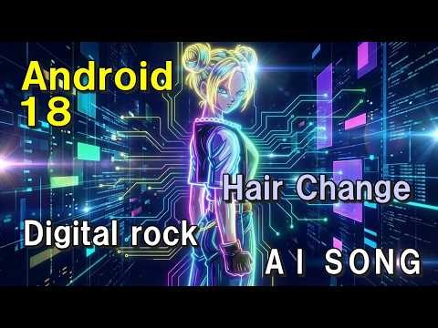 Android 18 Original Song [English Ver.] Cool & Stylish Hair Change Special! #DBZ