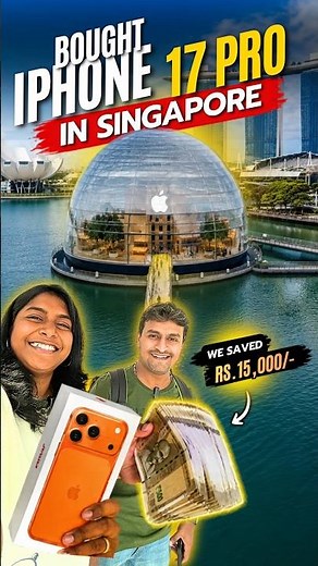 Buying iPhone 17 Pro in Singapore 🇸🇬 | Apple Store #shorts