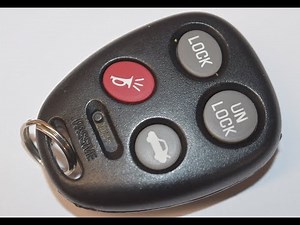 97-00 C5 Corvette Key Fob Battery Replacement - EASY DIY