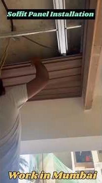 Soffit Panel Installation । How to Install PVC Soffit Panel । PVC Ceiling 2026 #pvcceiling