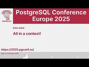 Rafia Sabih: All in a context!