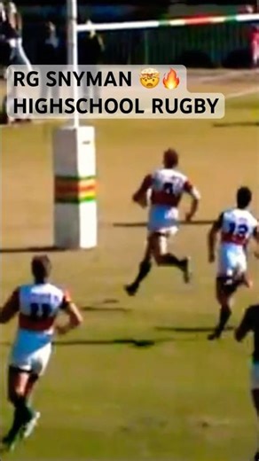 RG SNYMAN HIGH SCHOOL RUGBY 🤯🔥 INSANE SKILL!! #springboks #rugbyskills #rugby #rgsnyman #bokke