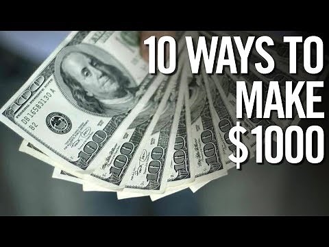 10 WAYS TO MAKE $1000 🤑 How To Make Money At Any Age!