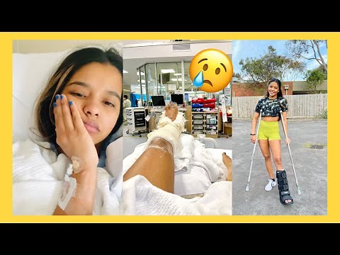 She fractured her ankle - Road to Recovery