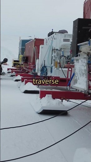 South Pole Traverse at McMurdo Station clear