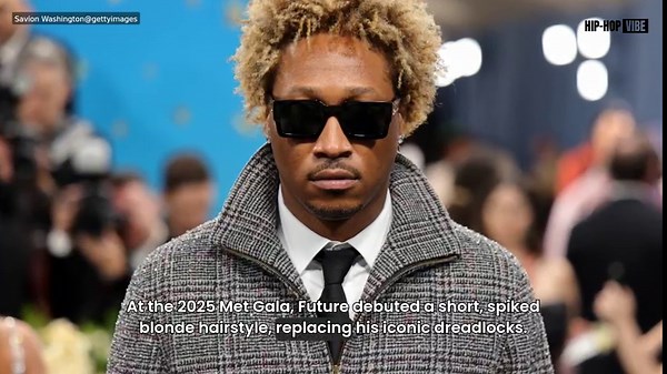 Future cuts dreads off, stuns with new look at Met Gala