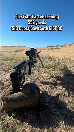 The SIG Cross Sawtooth 6.5 PRC is a shooter!