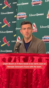 Derrick Goold asked Chaim Bloom if there needs to be clarity soon on Brendan Donovan’s future with the team, and if he’s willing/able to give that clarity today. (Spoiler: He’s not). | 101 ESPN St. Louis