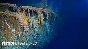 Titanic: las asombrosas imágenes del barco que muestran su deterioro y cómo desaparece en el mar - BBC News Mundo