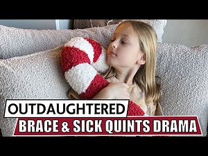 Danielle Busby Tackles Braces While Caring for a Quint Under the Weather | OutDaughtered
