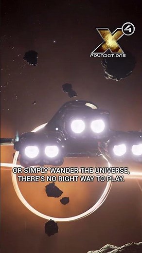 Jump into X4: Foundations and play the game at your own pace! 🪐 #shorts #gaming