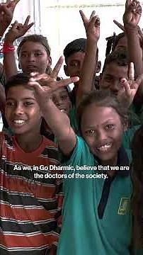 Go Dharmic team at Lavarpur School