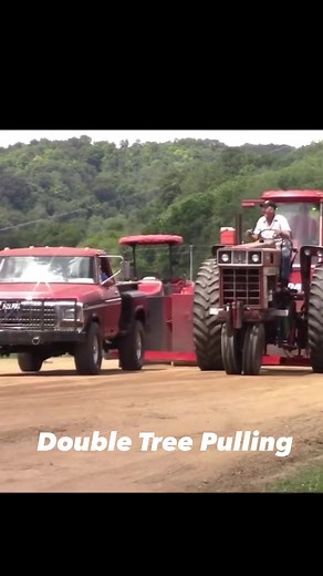 11K views · 165 reactions | Double Tree #internationalharvester #fordtrucks | Farm Stock Tractor Pullers | Facebook