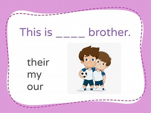 Possessive Adjectives