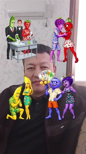 Help Couple fruit island #fruitsalad #tiktok #tutorial #trending