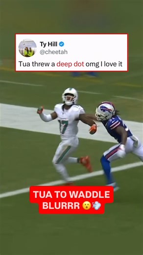 305 Sports on Instagram: "That’s a DIME. TUA TO WADDLE for a TD 😁🔥 Tua Tagovailoa finds Jaylen Waddle for a DEEP TD. (via NFL, NFL on CBS, Miami Dolphins/X)"