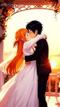 Kirito and Asuna Beautiful Moment Together Of Their Life