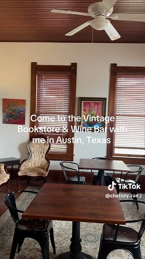 If heaven had a scent, it would be old books and a glass of red. 🍷📚 This little vintage bookstore and wine bar in Austin feels like it was made for people like me who romanticize everything. It’s cozy, quiet, and full of charm.. shelves of old books you didn’t know you needed, tucked-away tables for sipping something red, and a warm little buzz that makes you want to slow down and stay awhile. There’s just something about flipping through a worn-out novel with a glass of wine in hand that feel