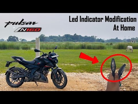 Pulsar N160 LED Indicator Installation at Home 🔥|| pulsar N160 installation #bajaj #pulsarn160