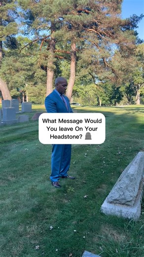 158K views · 3.7K reactions | What message would you leave on your headstone? 益 #funeral #funeralservice #FuneralDirector | Calhoun Funeral Home & Cremation Service | Facebook