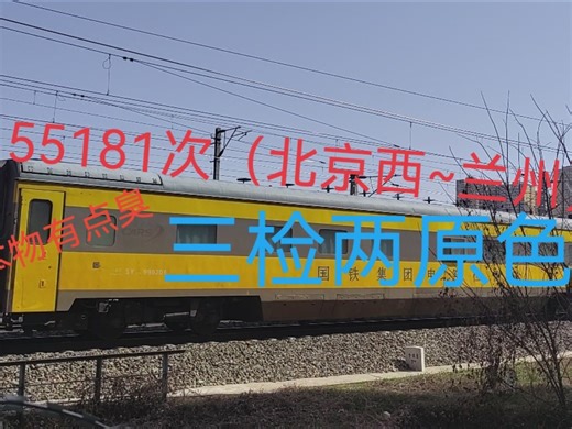 【开巡检 保平安】近日，国铁集团加开55181次（北京西~兰州）对陇海铁路进行检测。