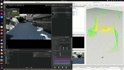 Controlling Go2 in Isaacsim using our customized USD. (HKU_Campus_Dataset01)