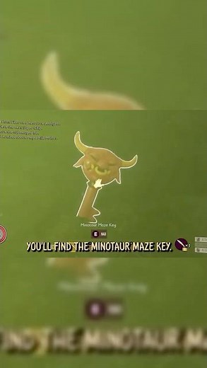 Finding the Minotaur Maze Key Grounded