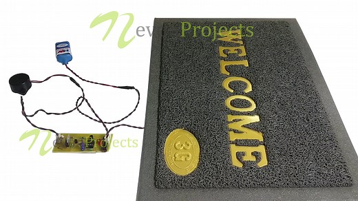 Peizo Based Visitor Sensing Welcome Mat