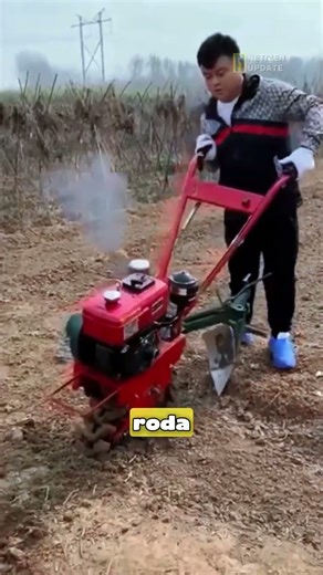 This mini tractor is amazing 😳