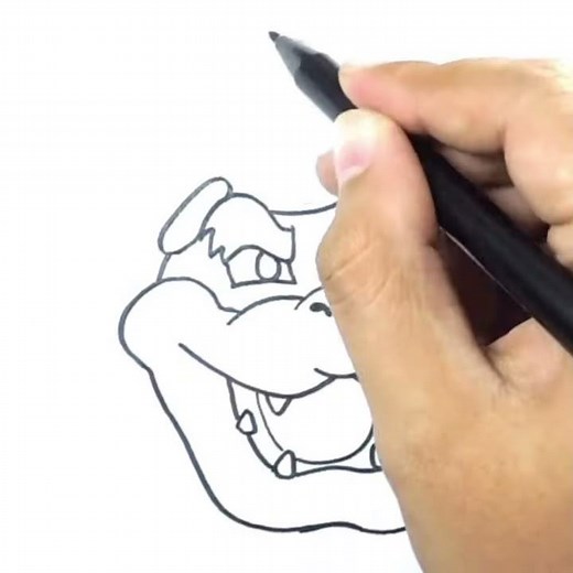 How to Draw Bowser #Shorts