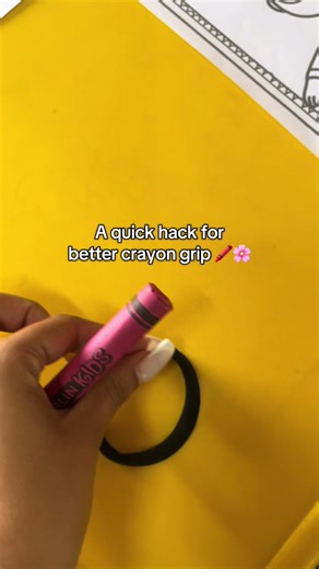 Quick Crayon Grip Hack for Preschool Activities