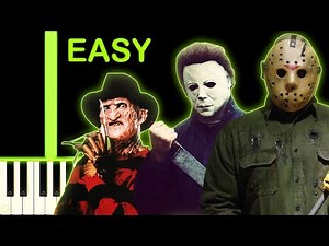 16 HORROR MOVIE THEMES ON PIANO | HALLOWEEN SPECIAL!